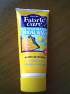 A tube of Travel-Wash